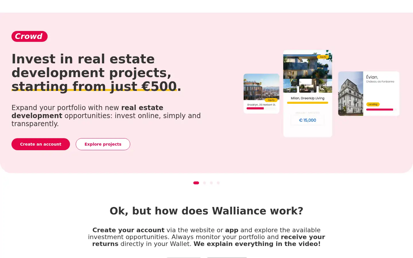 Screenshot of walliance.eu