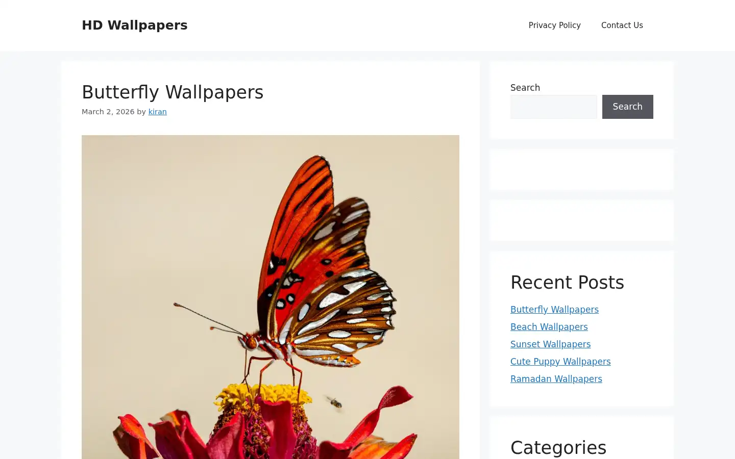 Screenshot of wallpapers.liveblog365.com