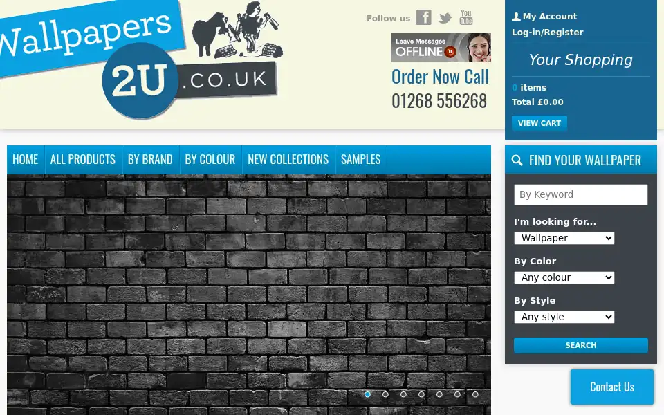 Screenshot of wallpapers2u.co.uk