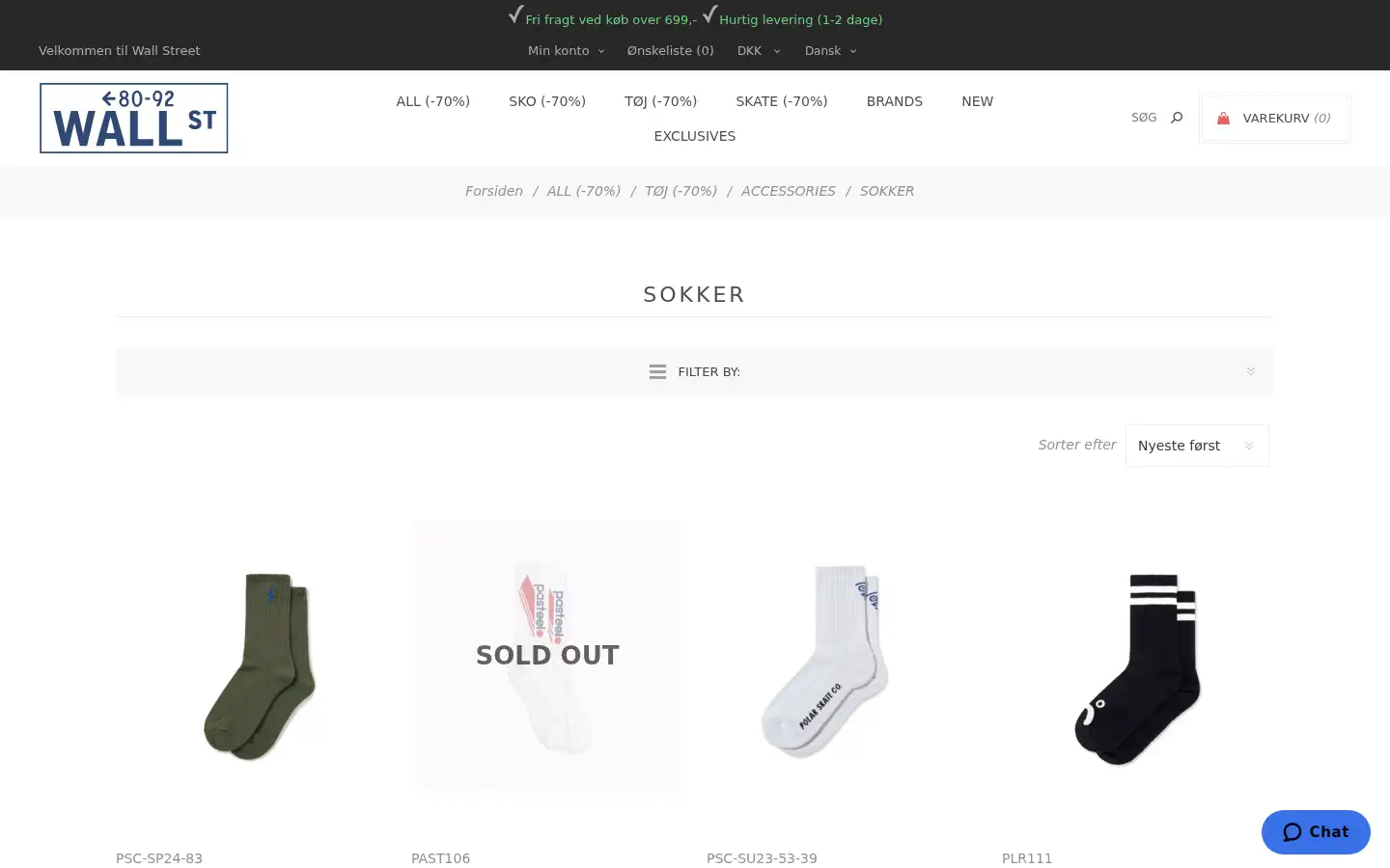 Screenshot of wallst.dk