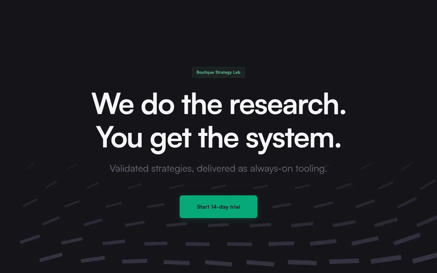 Screenshot of wallstreet.io