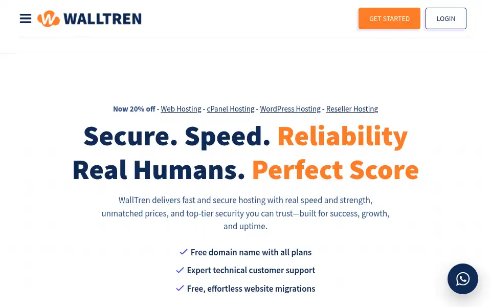 Screenshot of walltren.com
