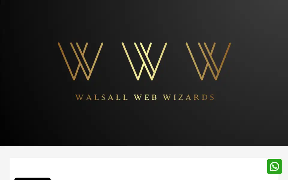 Screenshot of walsallwebwizards.uk