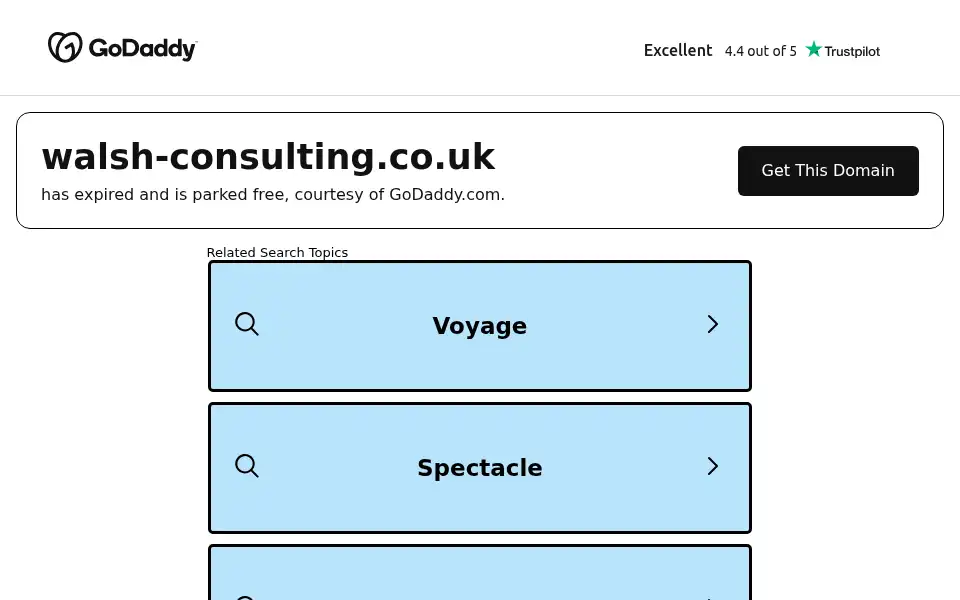 Screenshot of walsh-consulting.co.uk