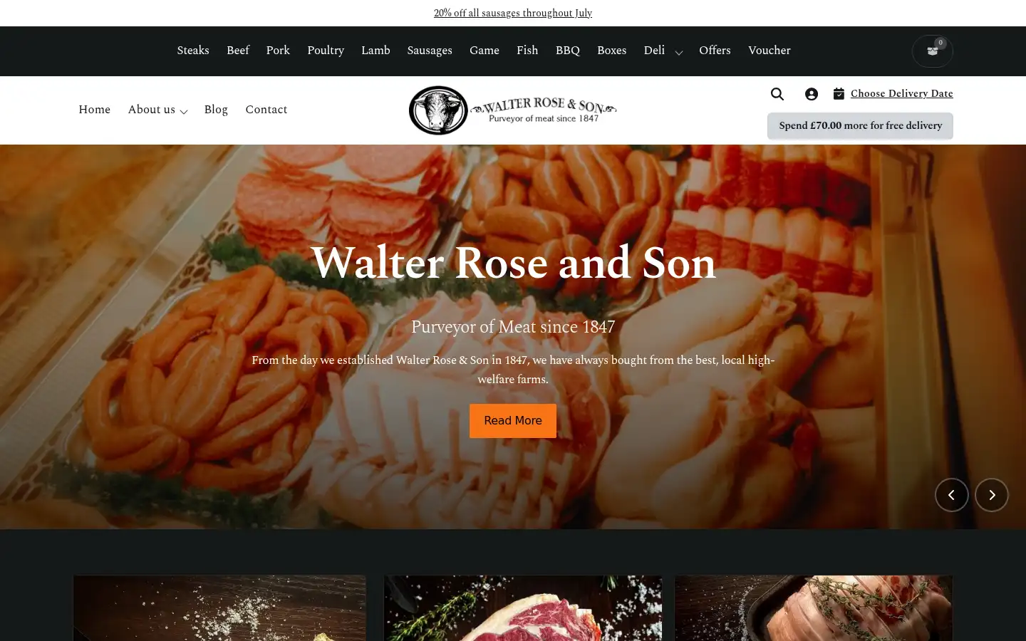 Screenshot of walterroseandson.co.uk