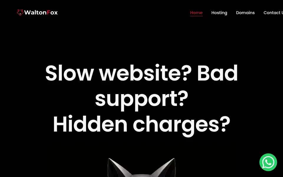 Screenshot of waltonfox.com