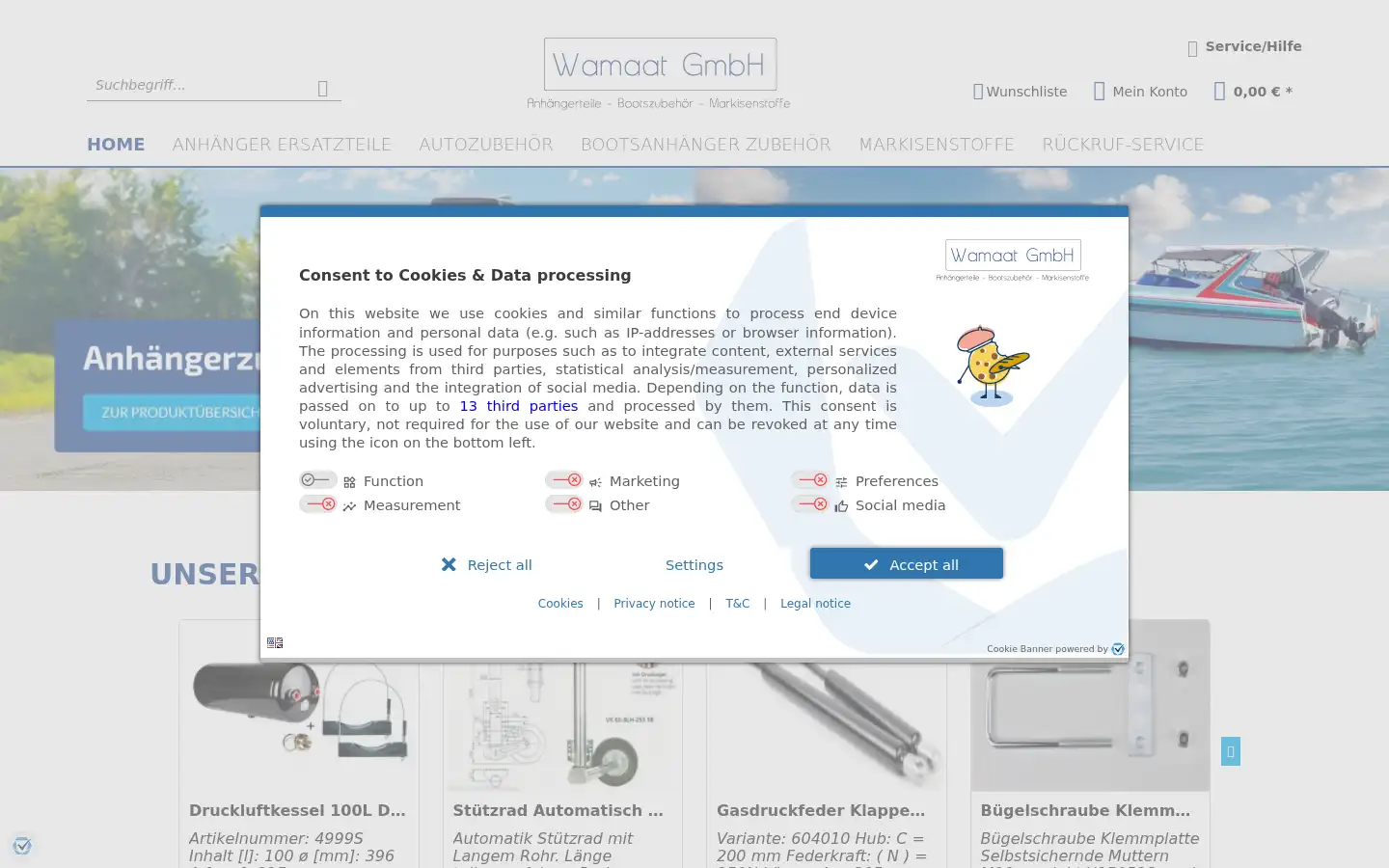 Screenshot of wamaat.de