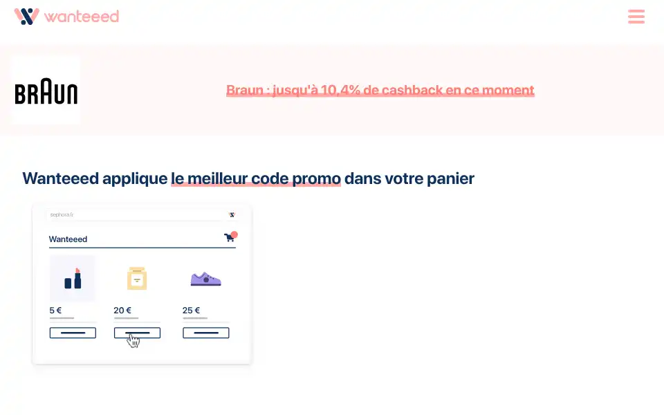 Screenshot of wanteeed.com