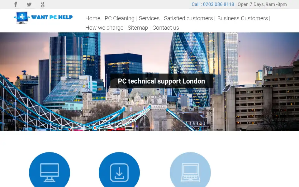 Screenshot of wantpchelp.com