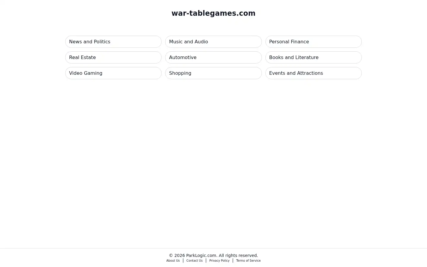 Screenshot of war-tablegames.com