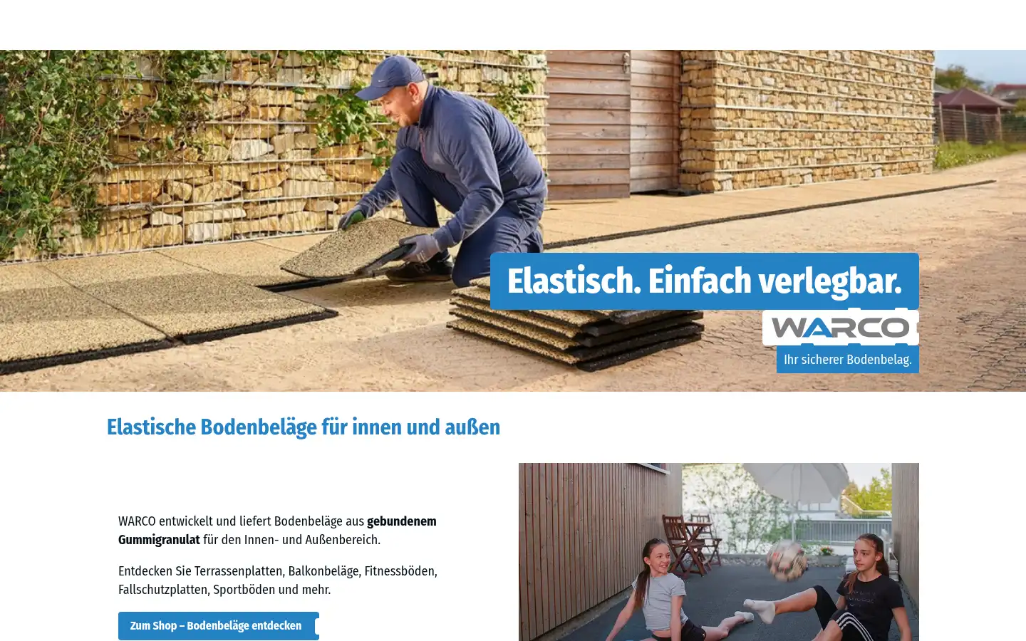 Screenshot of warco.de
