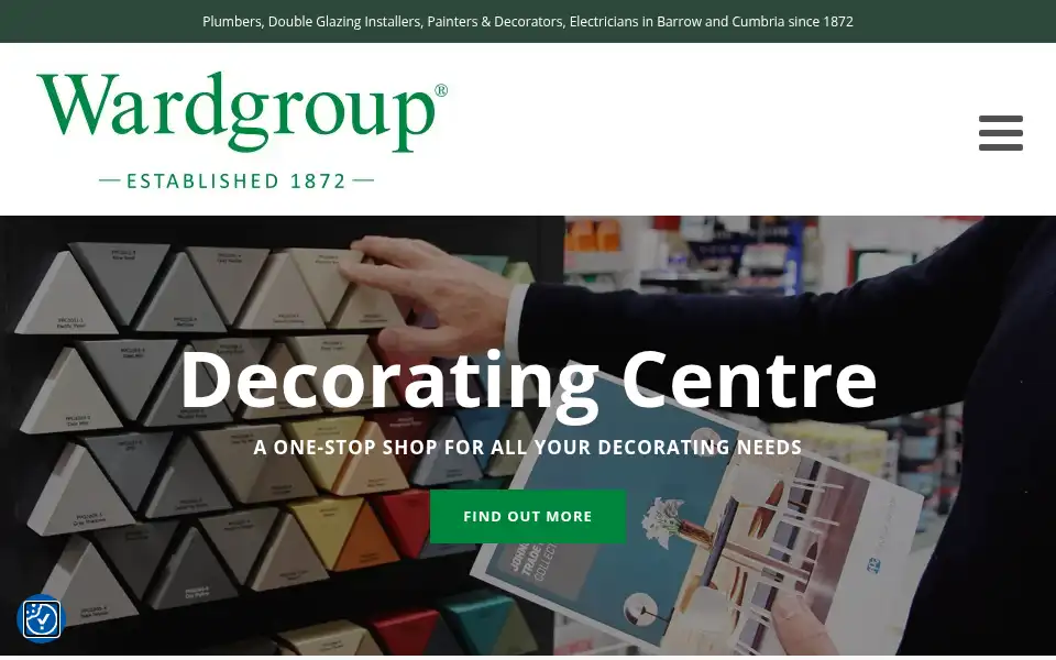 Screenshot of wardgroup.co.uk