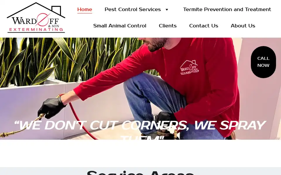 Screenshot of wardoffandson.com