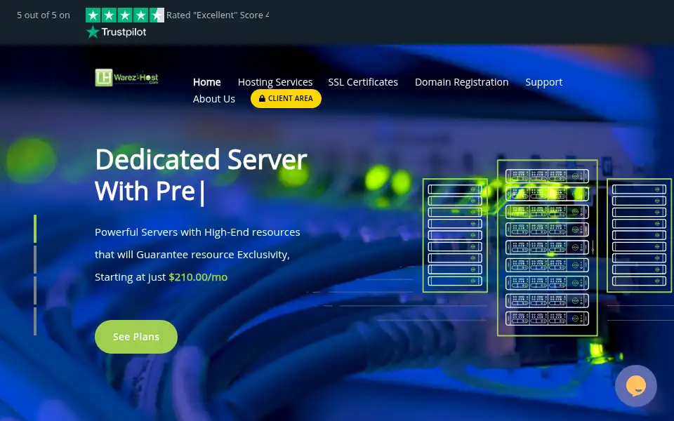 Screenshot of warez-host.com