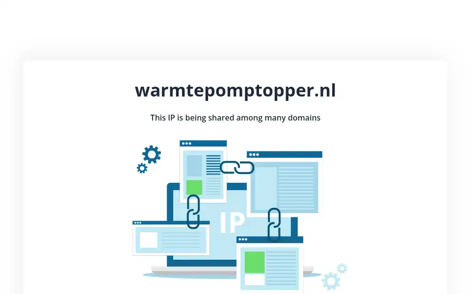 Screenshot of warmtepomptopper.nl