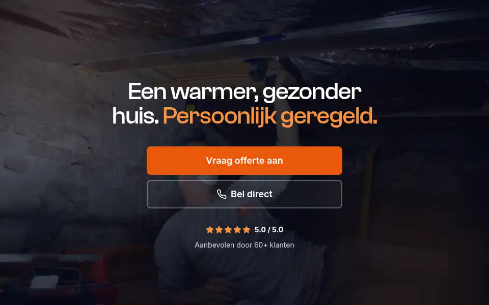 Screenshot of warmzinnig.nl