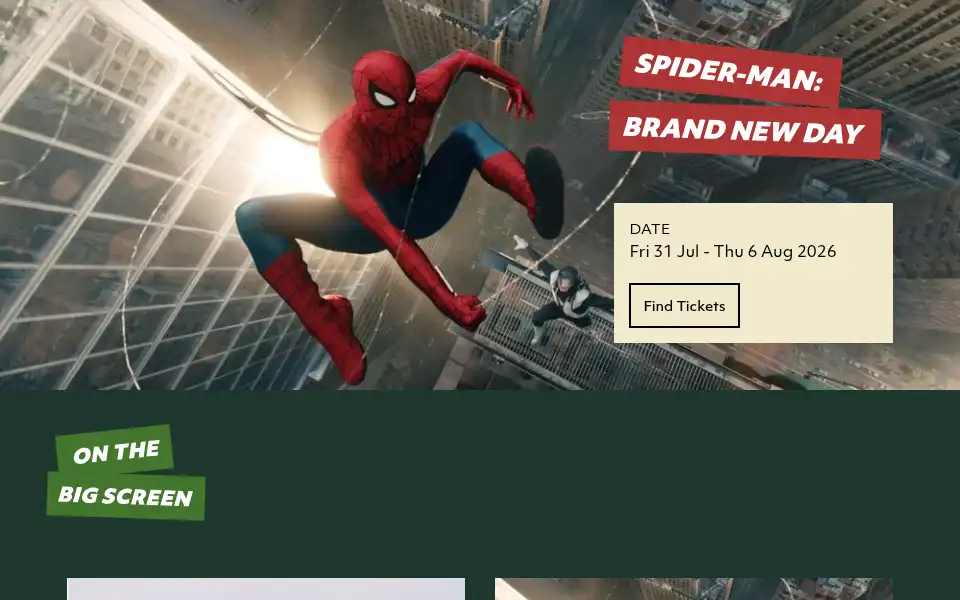 Screenshot of warwickartscentre.co.uk