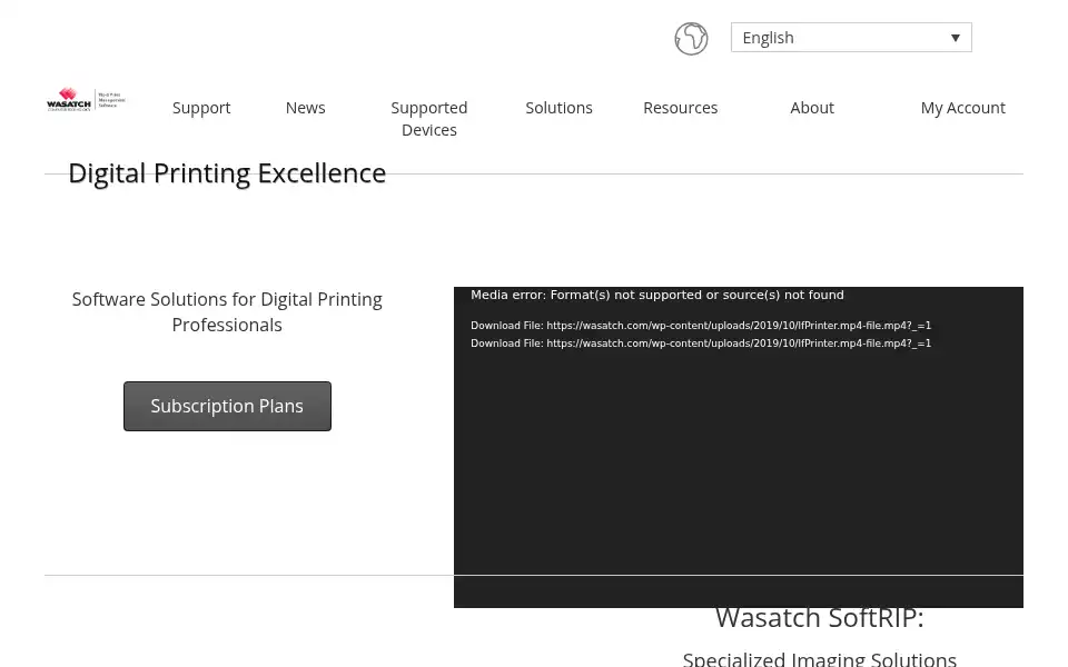 Screenshot of wasatch.com
