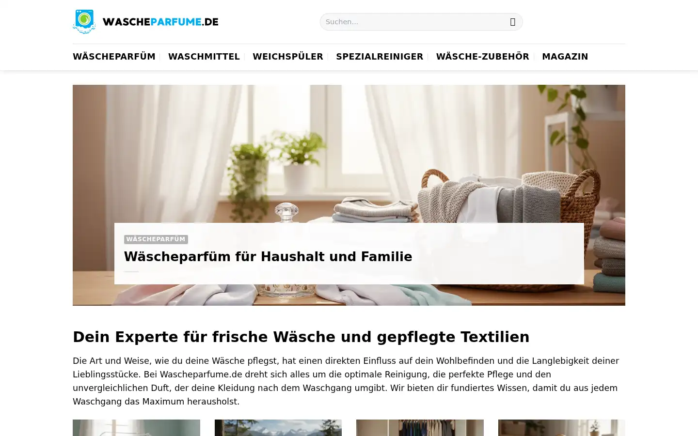 Screenshot of wascheparfume.de