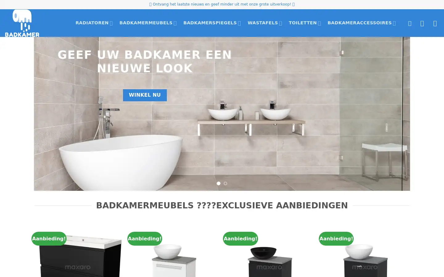 Screenshot of waskommennl.com