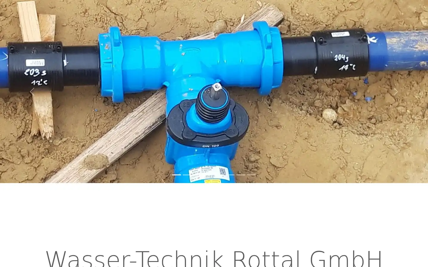 Screenshot of wasser-technik-rottal.de