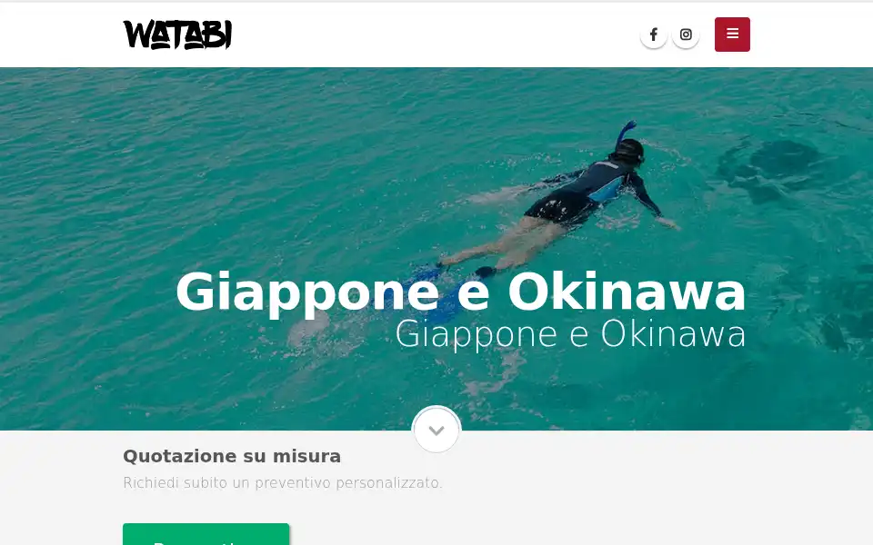 Screenshot of watabi.it