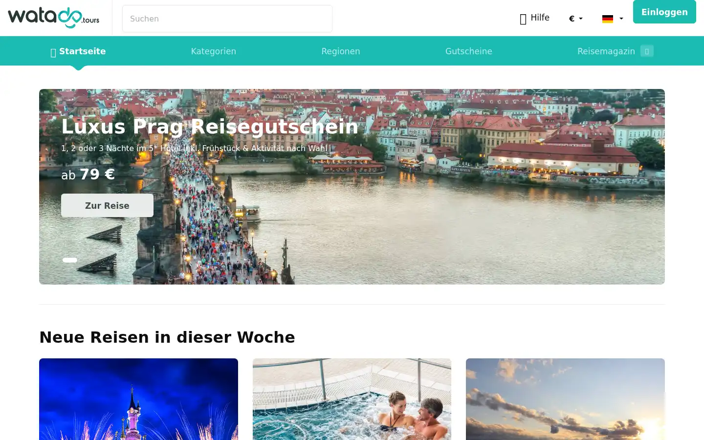 Screenshot of watado.de