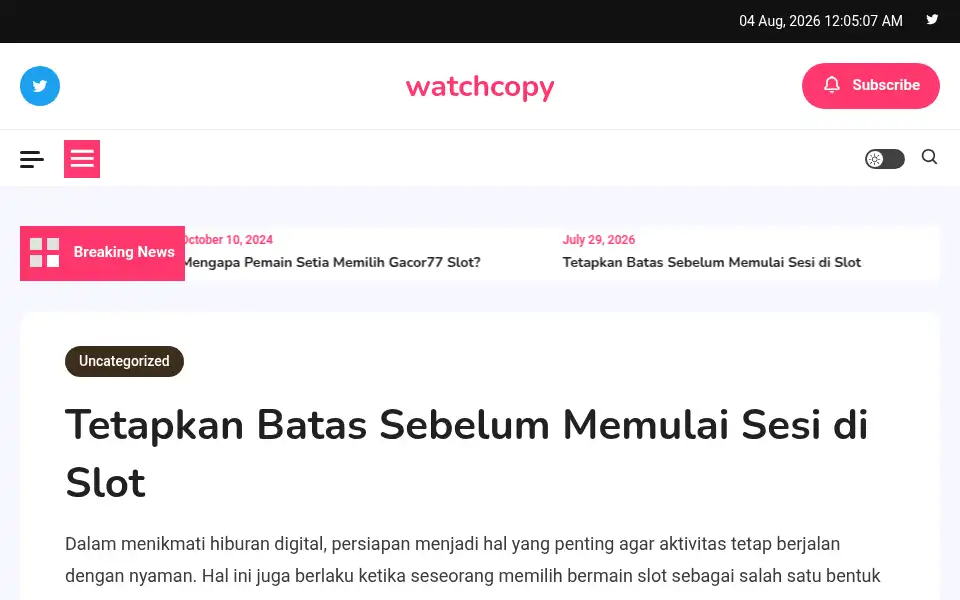 Screenshot of watchcopy.org.uk