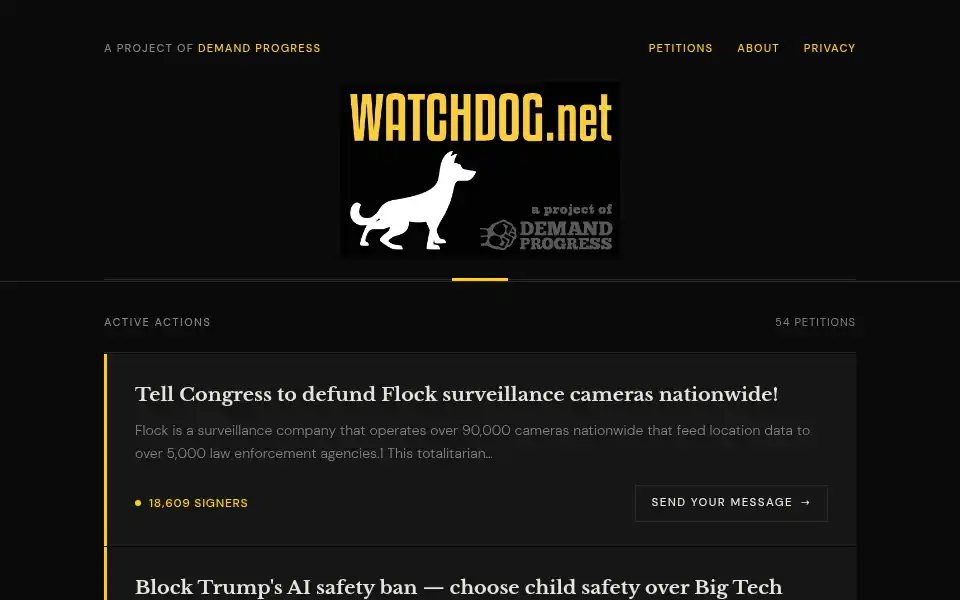 Screenshot of watchdog.net