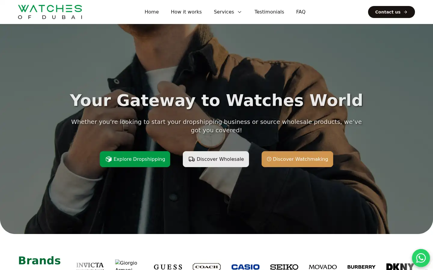 Screenshot of watchesofdubai.com