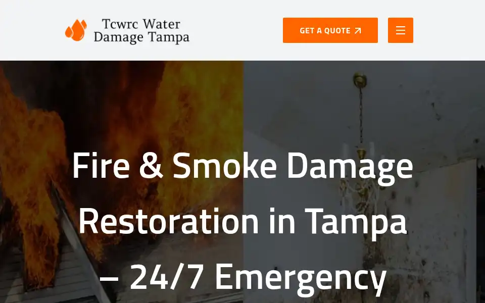 Screenshot of waterdamagetampa.co