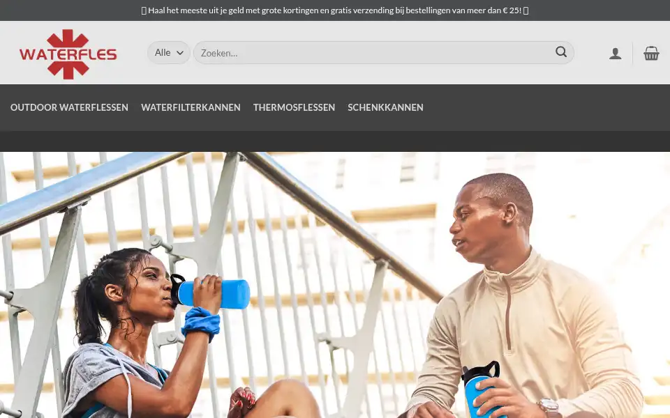 Screenshot of waterflesbuiten.com