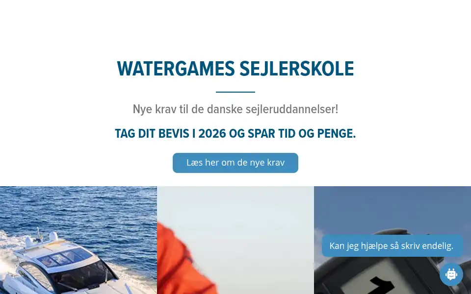 Screenshot of watergames.dk
