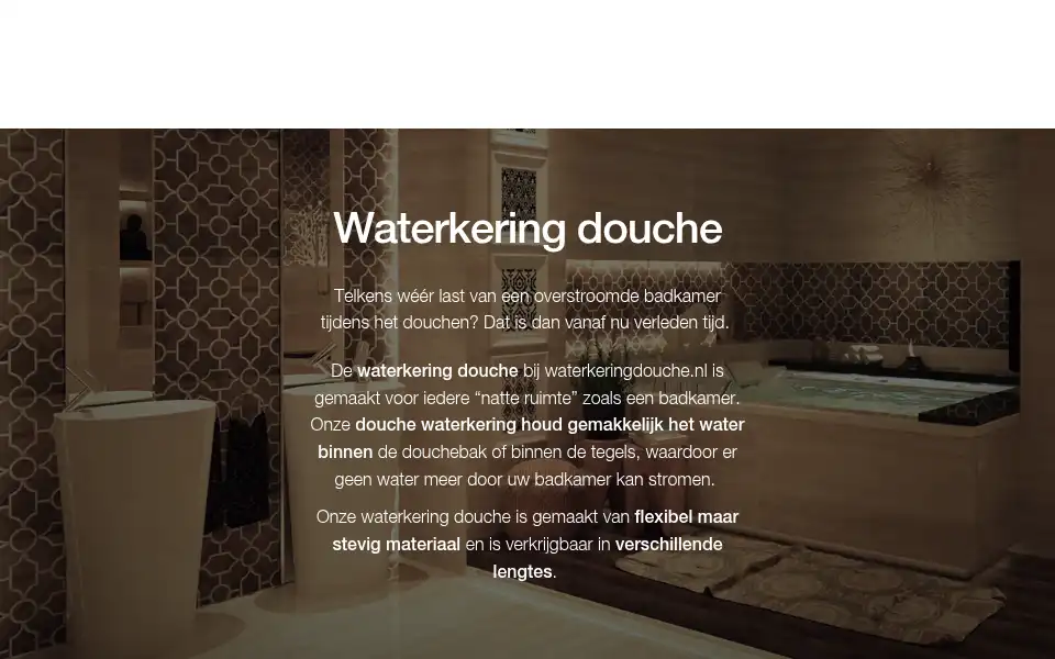 Screenshot of waterkeringdouche.nl