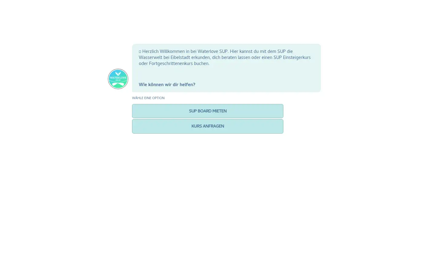 Screenshot of waterlovesup.com