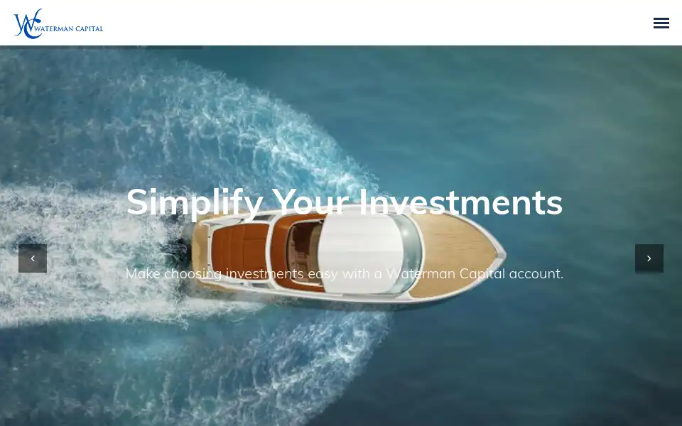 Screenshot of watermancapital.com