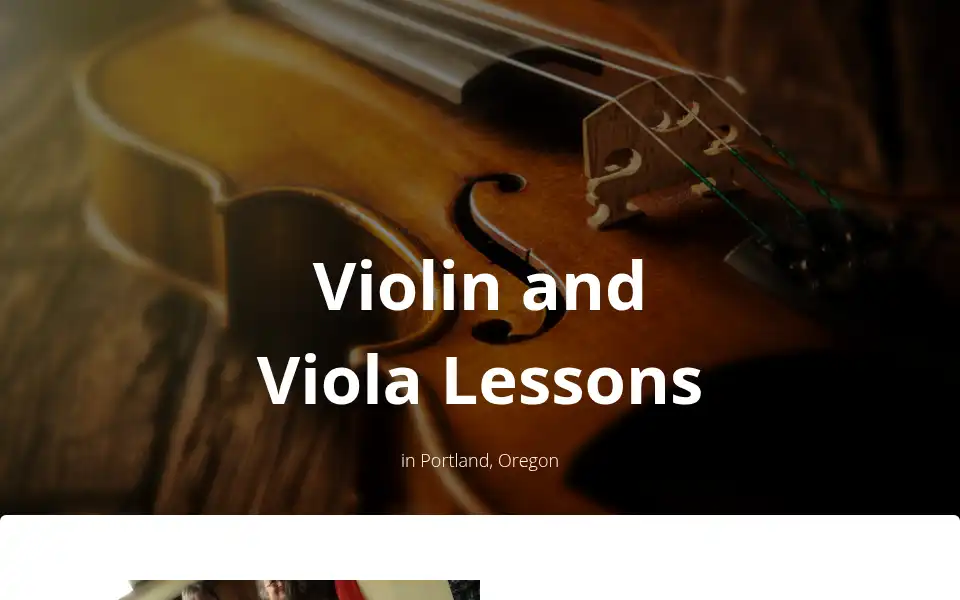 Screenshot of watermanviolin.com