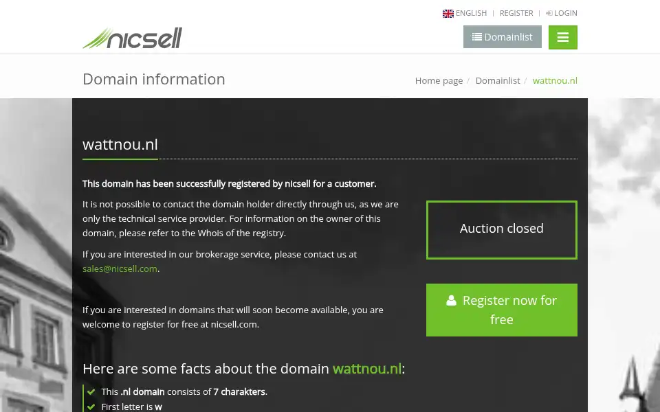 Screenshot of wattnou.nl