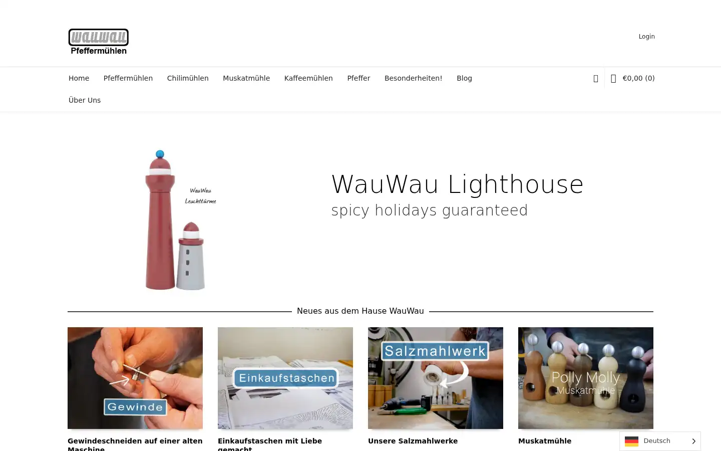 Screenshot of wauwau.at