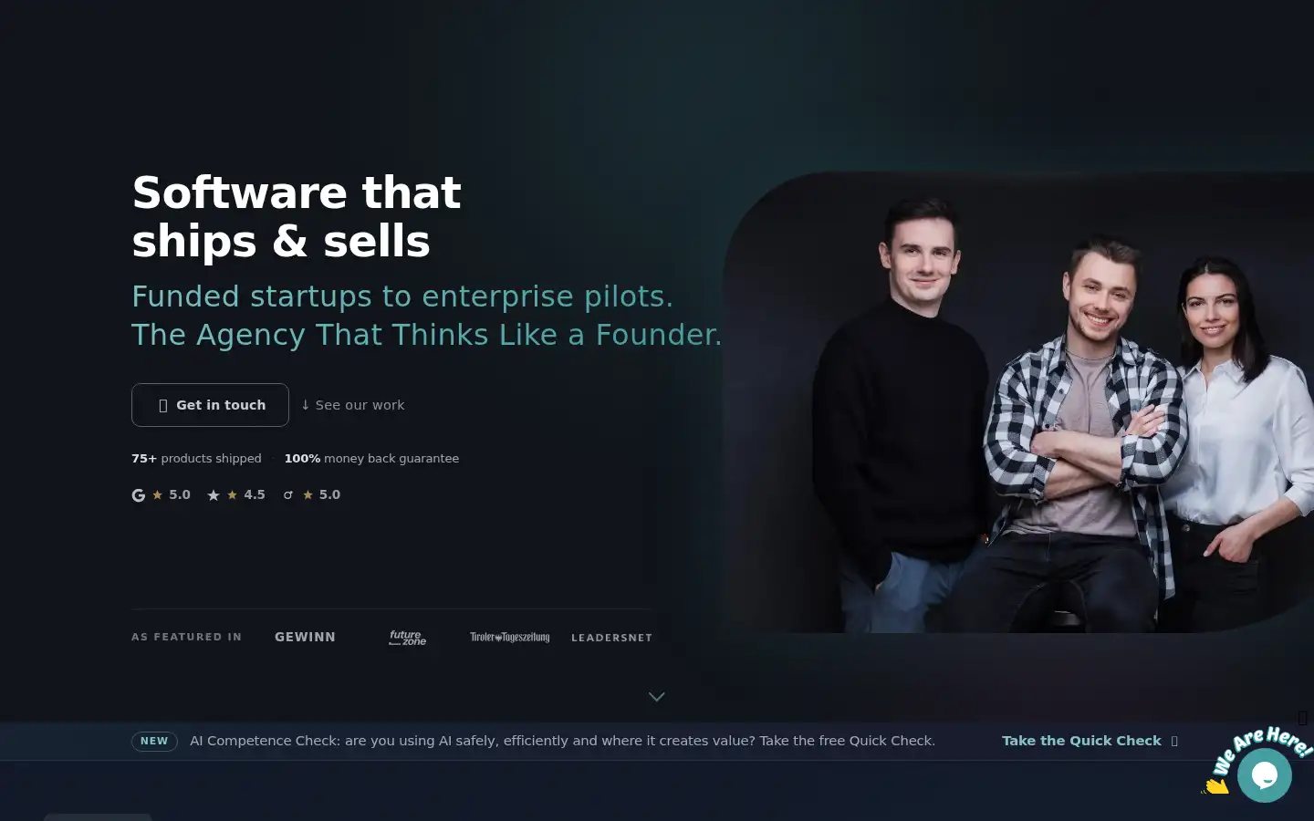 Screenshot of wavect.io
