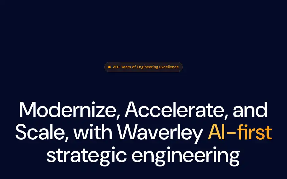 Screenshot of waverleysoftware.com