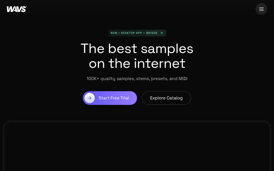 Screenshot of wavs.com