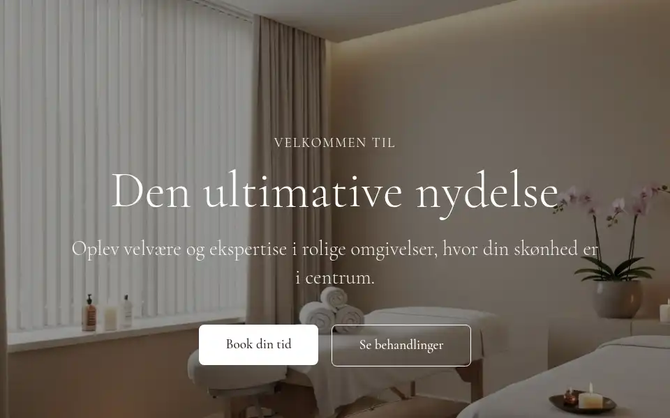 Screenshot of waxandbeauty.dk