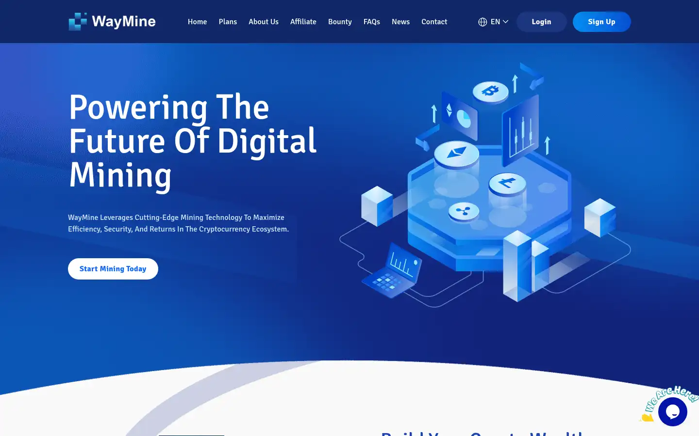 Screenshot of waymine.com