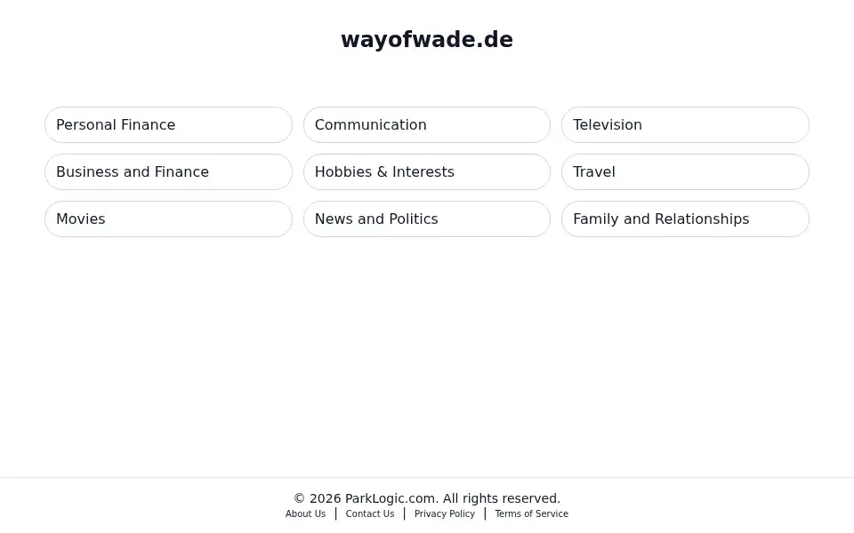 Screenshot of wayofwade.de