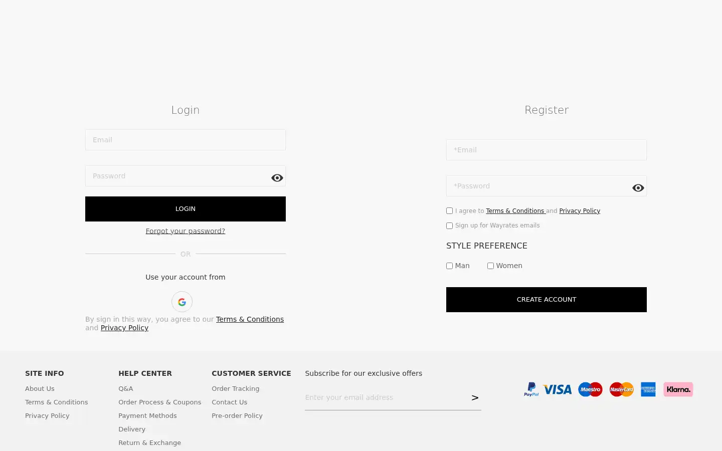 Screenshot of wayrates.com