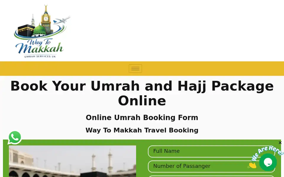 Screenshot of waytomakkah.co.uk