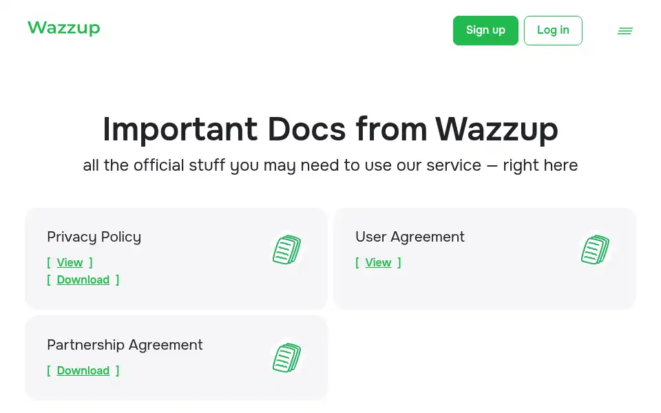 Screenshot of wazzup24.com