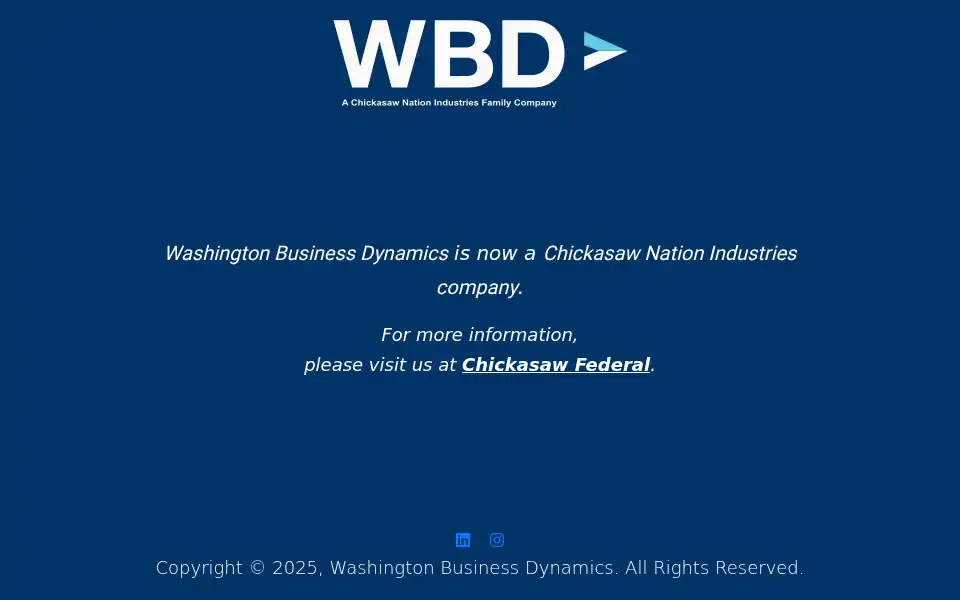 Screenshot of wbdynamics.com