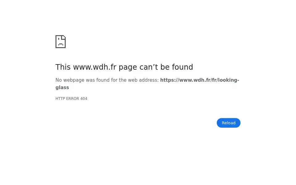Screenshot of wdh.fr